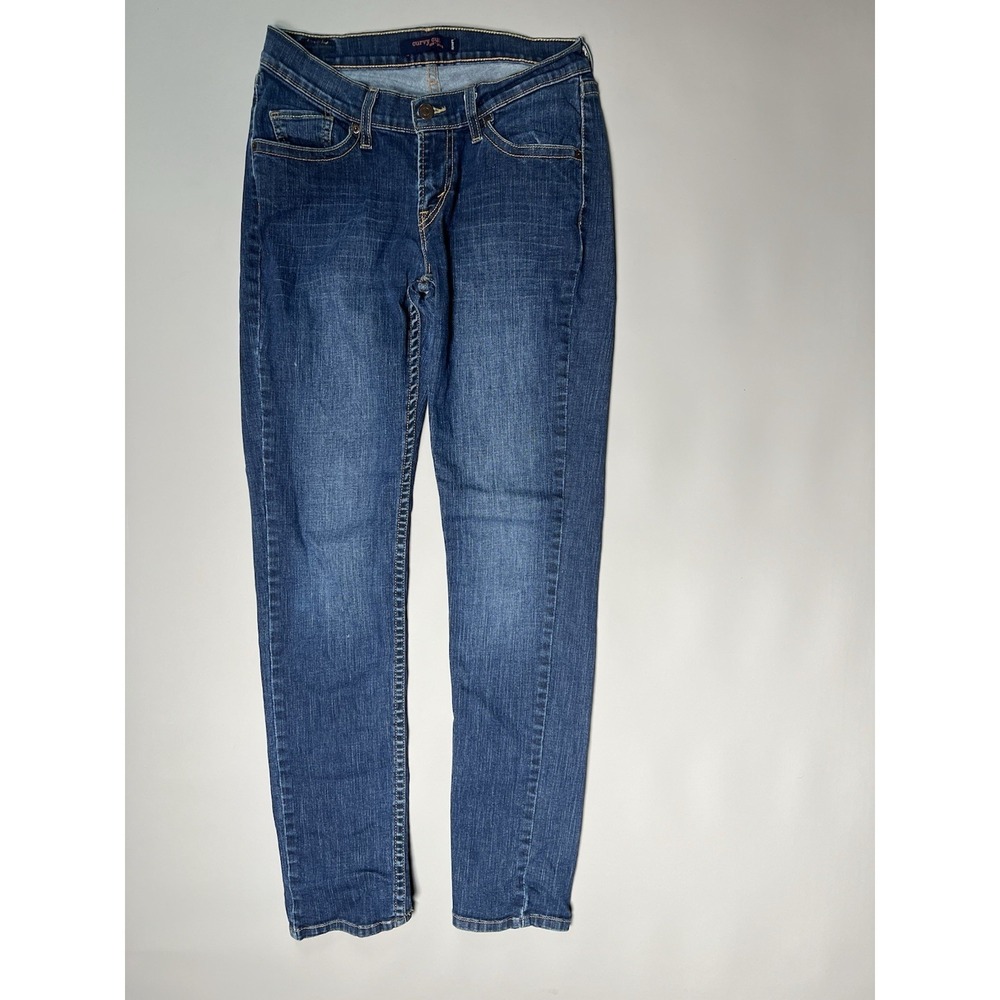 Levi's Curvy Cut 528 Blue‎ Denim Skinny Jeans Women's 9M Low Rise Stretch